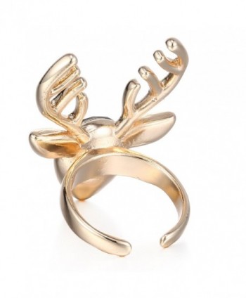 eManco Statement Cyrstal Adjustable Jewellery in Women's Statement Rings