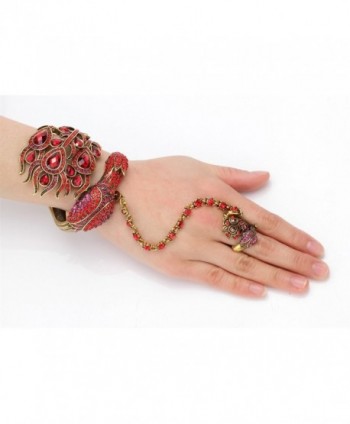 Jewelry Crystal Peacock bracelet attached in Women's Bangle Bracelets