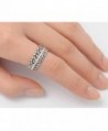 Sterling Silver Womens Nugget Beautiful in Women's Band Rings