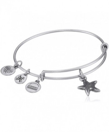 Alex and Ani Starfish II Bangle Bracelet - Rafaelian Silver - CM17YSI85Y4
