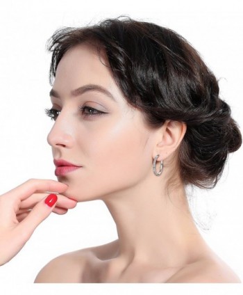 ORAZIO Stainless Womens Earrings Zirconia