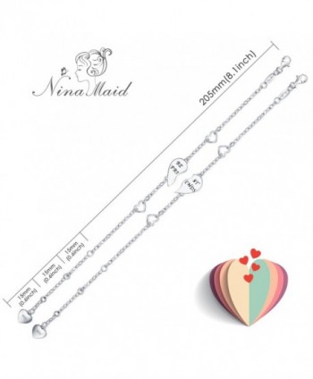 Sterling NinaMaid Friendship Bracelets Engraved