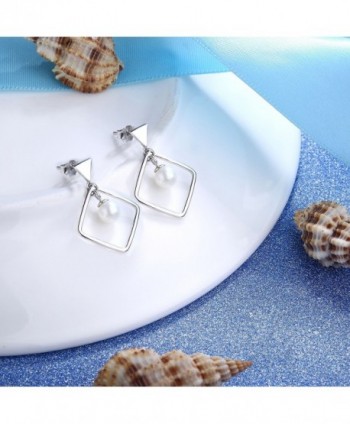 Jasellia Plated Sterling Rhombus Earrings