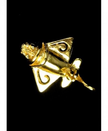 Pre Columbian Golden Jet 3 Lapel Pin in Women's Brooches & Pins