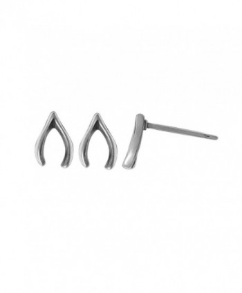Boma Sterling Silver Wishbone Stud Earrings - CP11C5HGJDP