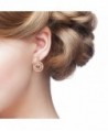 Rhodium Classic Earrings Swarovski Crystals in Women's Drop & Dangle Earrings