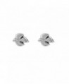 Bob Siemon 0.25" Mini Pewter Post Earrings - CM17WZ4XSR0
