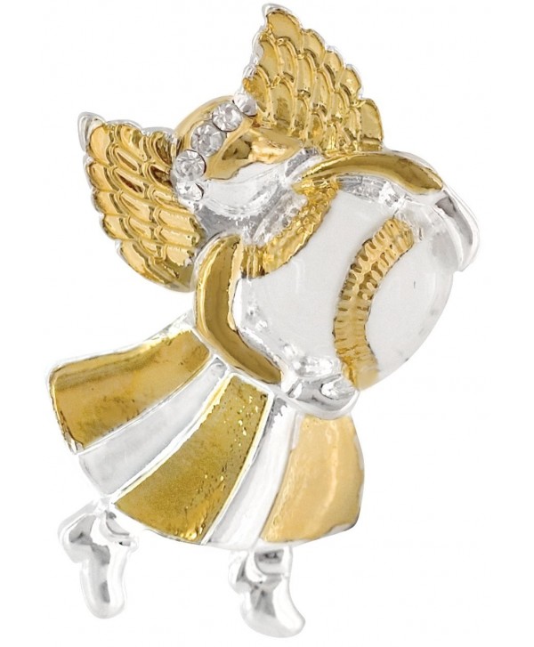 Wings and Wishes Angel Tac Pin- Baseball Angel - CQ11Q4XXES9
