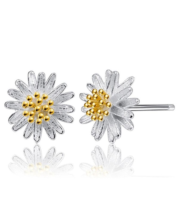 DDLBiz 1Pair Women Daisy Flower Earrings Ear Stud Jewelry - C5126RUZVJX