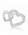 Fashion Brooches Jeweled Crystal Plated - Clear (True Platinum Plated) - CL11DKVHRJF