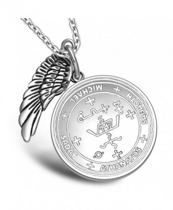 Archangel Michael Simulated Pendant Necklace