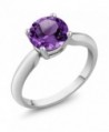 Sterling Amethyst Solitaire Engagement Available - CI1191K2DKH