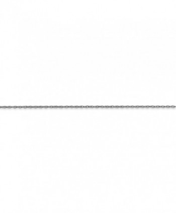 White Carded Cable Necklace Inches in Women's Chain Necklaces