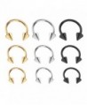 LUXUSTEEL Stainless Steel Nose Rings Body Jewelry Piercing Ear Hoop Ring for Women & Men - Arrow - CI12LOZI36J