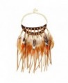 Fashion Feathers Leather Tassels Necklace