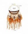 Fashion Feathers Leather Tassels Necklace in Women's Collar Necklaces