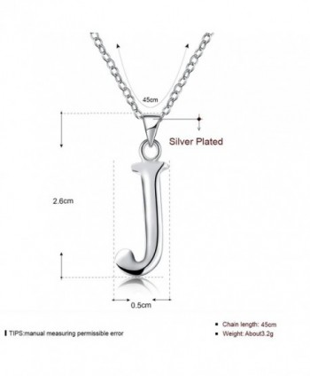 MMTTAO Alphabet Personalized Necklace Clavicle in Women's Pendants