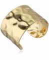 Panacea Gold Hammered Cuff Bracelet - CJ11L3TVMS3