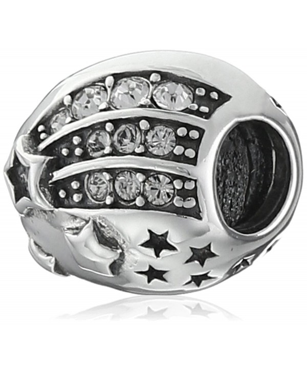Chamilia Sterling Silver Reach For The Stars with Swarovski Crystal Bead Charm - CX11KCS8YBJ