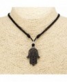 Hamsa Fatima Pendant Adjustable Necklace in Women's Pendants