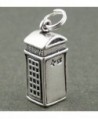 Corinna Maria Sterling Silver British Telephone in Women's Charms & Charm Bracelets