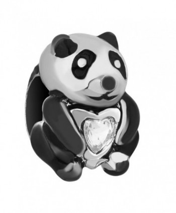 Mel Crouch Cute Panda Charms Animal Beads For Bracelets - CL1834DGUAD