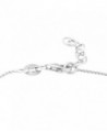Sterling Silver Extension Crystals Anklet