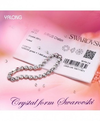 Yalong Tennis Bracelet Swarovski Crystals