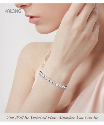 Yalong Tennis Bracelet Swarovski Crystals in Women's Tennis Bracelets