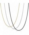 JF JEWELRY 1 2mm Stainless Steel Necklace - Snake Chain - CH1866WKQX9