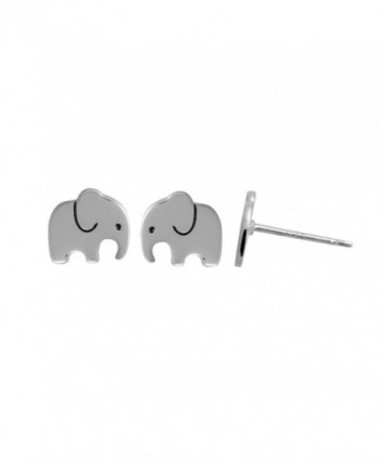 Boma Sterling Silver Elephant Stud Earrings - CN12DLO475H