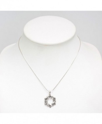 Sterling Filigree Vintage Pendant Necklace in Women's Pendants
