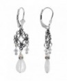 Body Candy Handcrafted 925 Silver Moonlight Chandelier Earrings Created with Swarovski Crystals - CL12FWTAI65