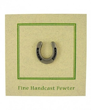 Horseshoe Lapel Pin 1 Count in Women's Brooches & Pins
