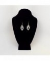Gothic Silver Finish Pewter Earrings
