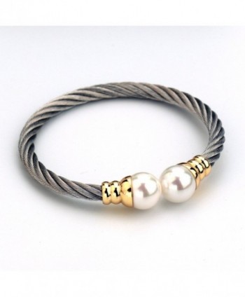 CHRAN Stainless Twisted Bracelet Jewelry