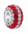 Third Time Charm Multicolor Birthday Charms Swarovski Elements Beads For Bracelets - Red - C317YE49ZAZ