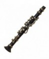 Women's Miniature Musical Instrument Lapel Pins - Velvet Lined Case - Clarinet - CM1852HLLOG