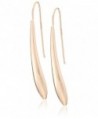Kenneth Cole New York "Modern Essentials" Sculptural Stick Linear Rose Gold Drop Earrings - C512F4SSMIV