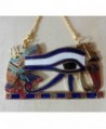 Egyptian jewelry ancient necklace horus eye solid brass - CT11S458TQH