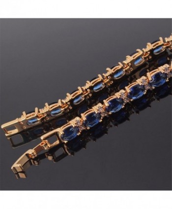 GULICX Bracelet Sparkling Sapphire Zirconia