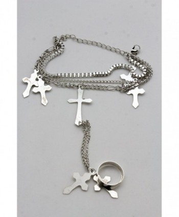 Fashion Jewelry Silver Bracelet Charms in Women's Strand Bracelets