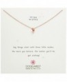 Dogeared Three Wishes Cluster Pearl Bezel Crystal and Bead Chain Necklace- 16"+2" Extender - Rose Gold - CA1833ZAYTE