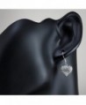 Sterling Silver Filigree Flower Earrings in Women's Drop & Dangle Earrings