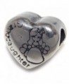 Stainless Steel "Granddaughter Heart" Charm Bead 036 for European Snake Chain Bracelets - CL17Y0EOICI