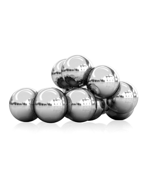 BELLA FASCINI Bubble Spacer Bead Set Sterling Silver Fits European Charm Bracelets and Bangles - CI12N9QODT3