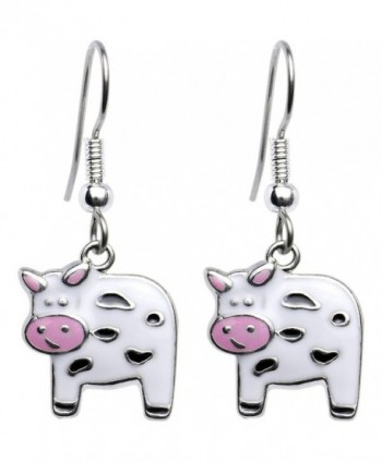 Body Candy Moo Moo Cow Earrings - CF114W6KPCN