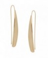 Humble Chic Curved Flat Dangles - High Shine Gold-Tone - CR186OS3W6Z