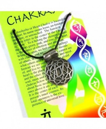 Anahatha Chakra Pendant Corded Necklace