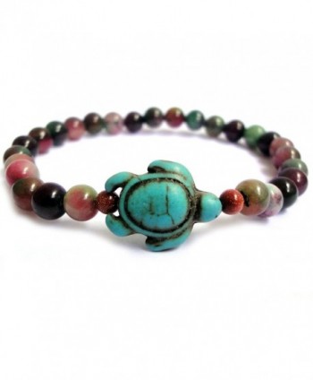 Turtle Agate Stones Beads Bracelet Stone Beads Religious Blessing Fashion Bracelet Collection - C7129JTHW2D